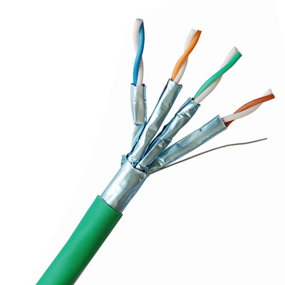 Cat6A ha protetto il cavo di Ethernet di twisted pair