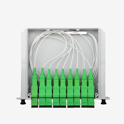 Separatore ottico della fibra di modo di Mini Card 4, scatola di Lgx del separatore del cavo a fibre ottiche di G657A