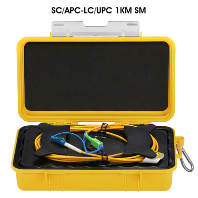 Anelli a fibra ottica della fibra del contenitore 1310/1550nm di cavo del lancio di SC/APC-LC/UPC 2km OTDR