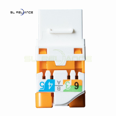 L'accoppiatore trapezoidale del CE ROHS UTP Cat6a gira il breve connettore trapezoidale Rj45